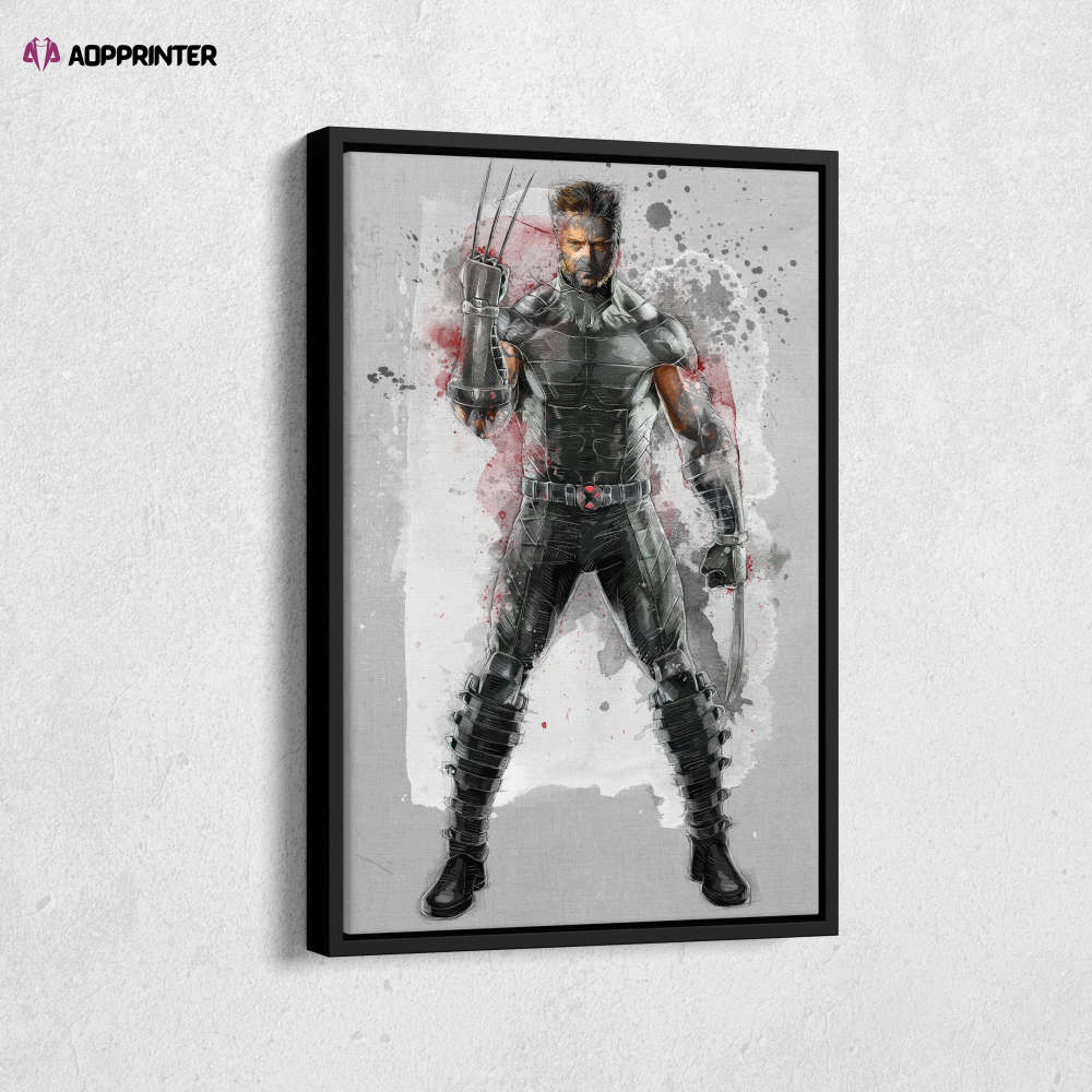Wolverine Poster Marvel Comics Canvas Wall Art Home Decor Framed Poster Man Cave Gift Wolverine Poster Marvel Comics Canvas Wall Art Home Decor Framed Poster Man Cave Gift