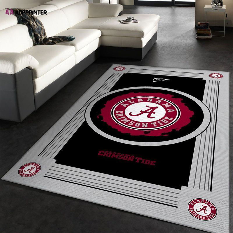 Alabama Crimson Tide Rug Living Room Floor Decor Fan Gifts Alabama Crimson Tide Rug Living Room Floor Decor Fan Gifts