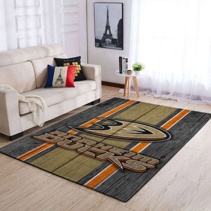 Anaheim Ducks Rug Living Room Floor Decor Fan Gifts
