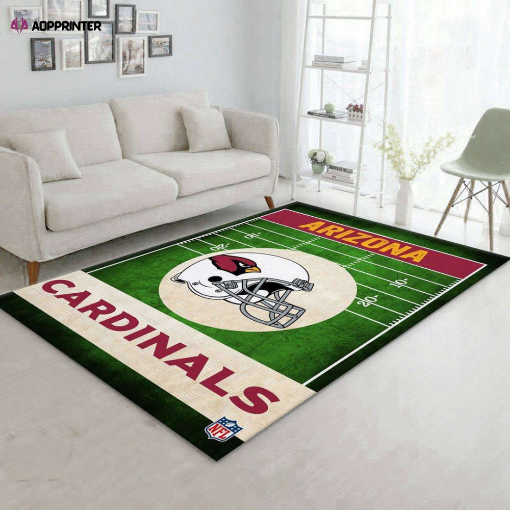 Arizona Cardinals End Zone Rug Living Room Floor Decor Fan Gifts Arizona Cardinals End Zone Rug Living Room Floor Decor Fan Gifts