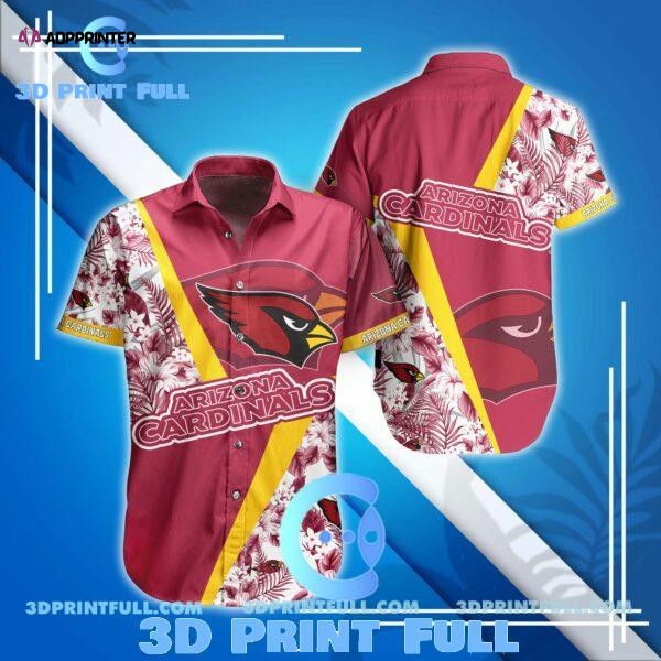 Arizona Cardinals Hawaiian Shirt Style Summer Arizona Cardinals Hawaiian Shirt Style Summer