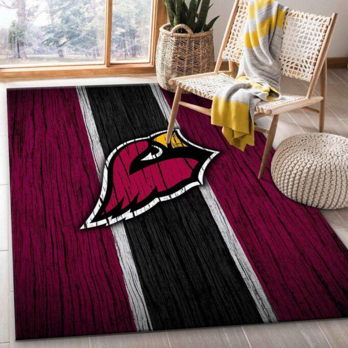 Arizona Cardinals Rug Living Room Floor Decor Fan Gifts