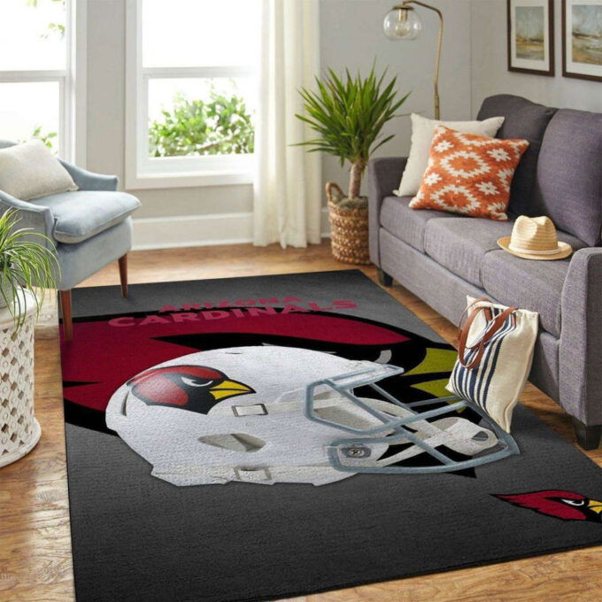 Arizona Cardinals Rug Living Room Floor Decor Fan Gifts