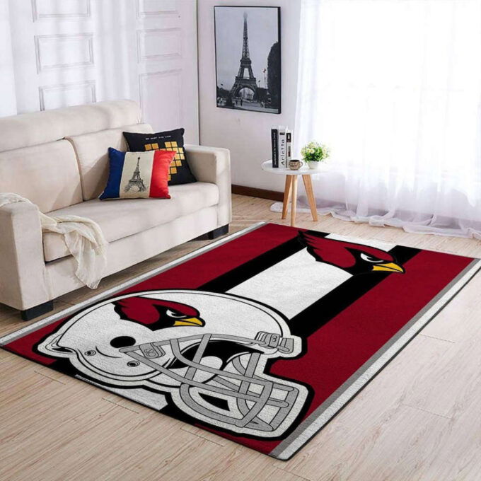 Arizona Cardinals Rug Living Room Floor Decor Fan Gifts