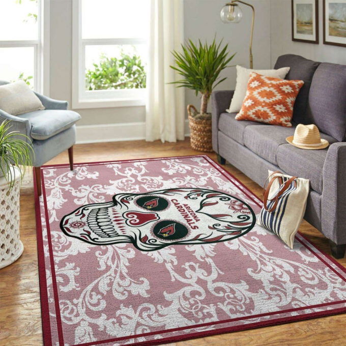 Arizona Cardinals Rug Living Room Floor Decor Fan Gifts