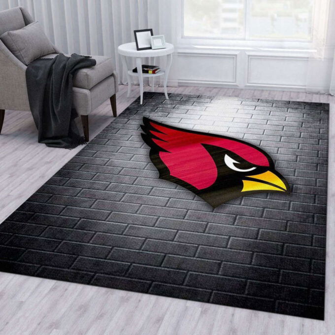 Arizona Cardinals Rug Living Room Floor Decor Fan Gifts