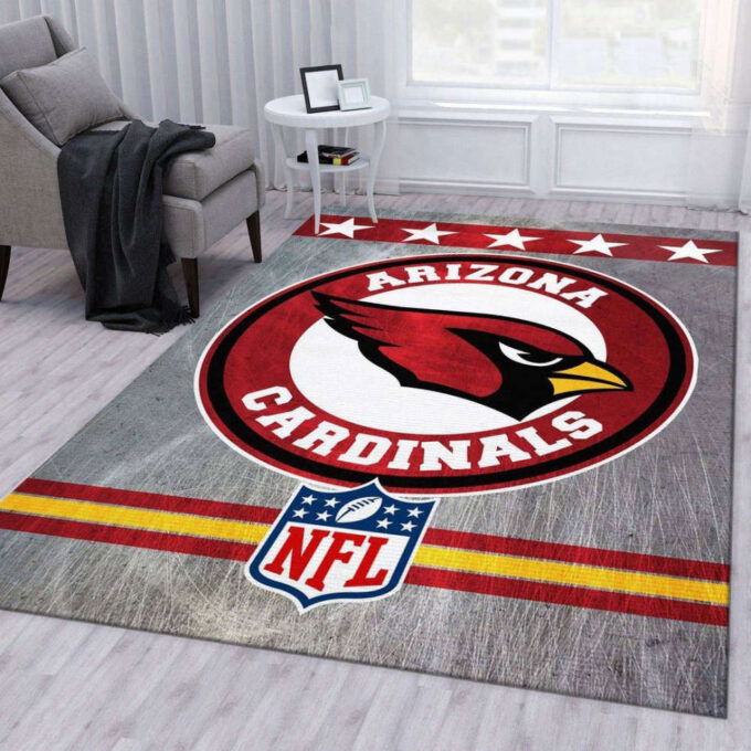 Arizona Cardinals Rug Living Room Floor Decor Fan Gifts