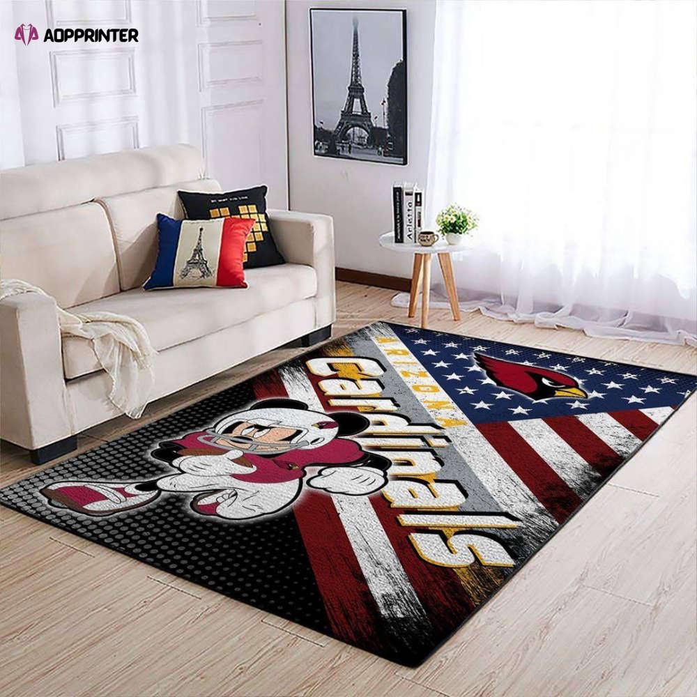 Arizona Cardinals Rug Living Room Floor Decor Fan Gifts Arizona Cardinals Rug Living Room Floor Decor Fan Gifts