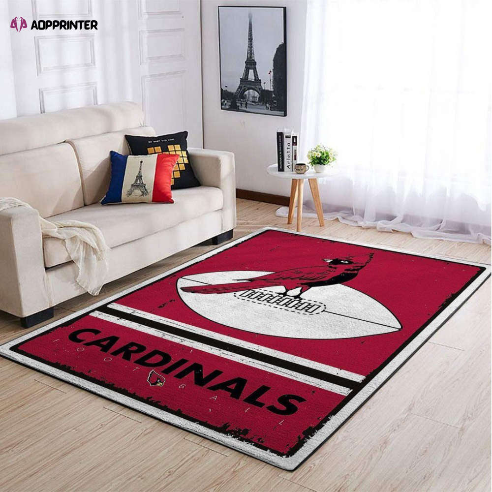 Arizona Cardinals Rug Living Room Floor Decor Fan Gifts Arizona Cardinals Rug Living Room Floor Decor Fan Gifts
