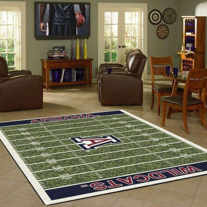 Arizona Wildcats Home Field Rug Living Room Floor Decor Fan Gifts