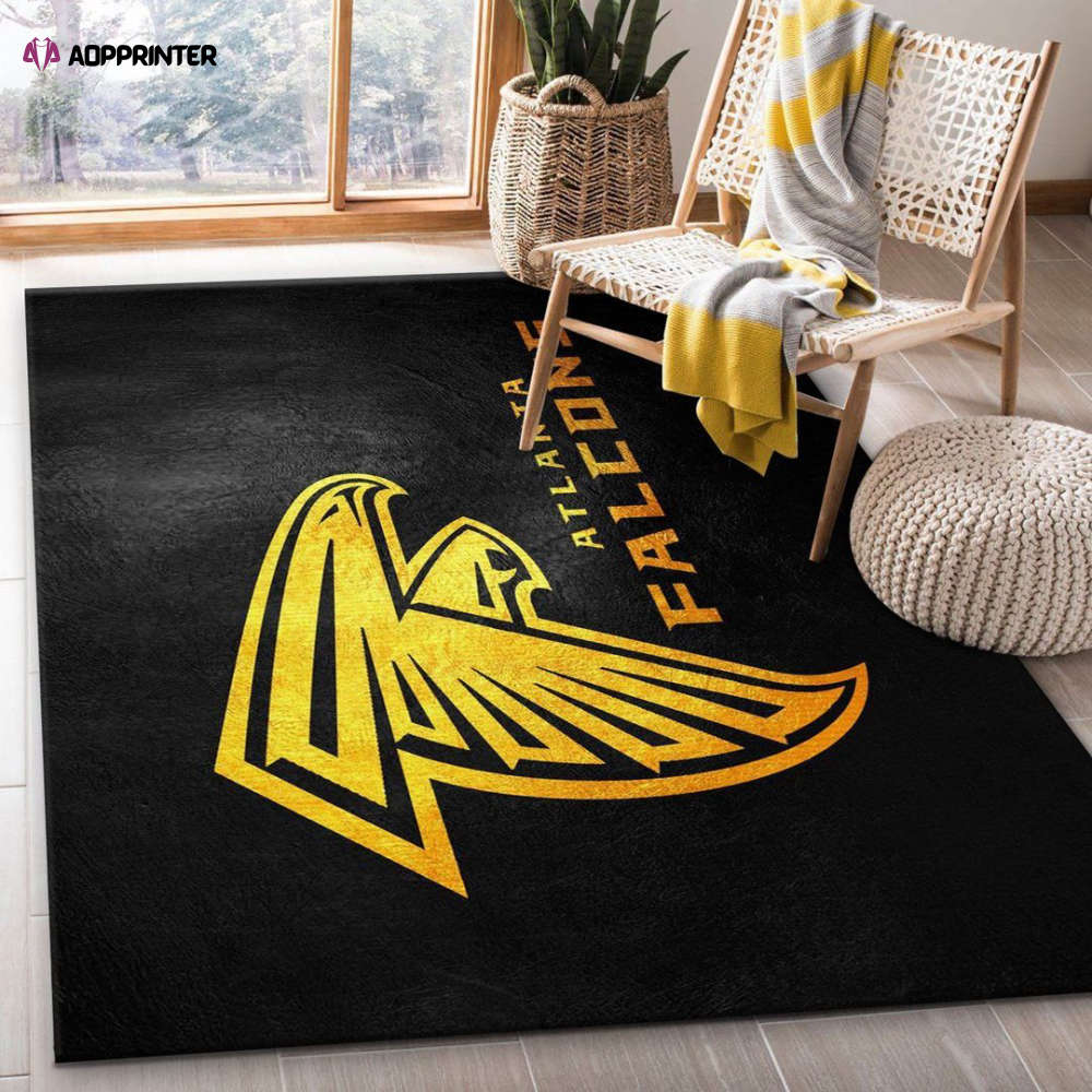 Atlanta Falcons Rug Living Room Floor Decor Fan Gifts Atlanta Falcons Rug Living Room Floor Decor Fan Gifts