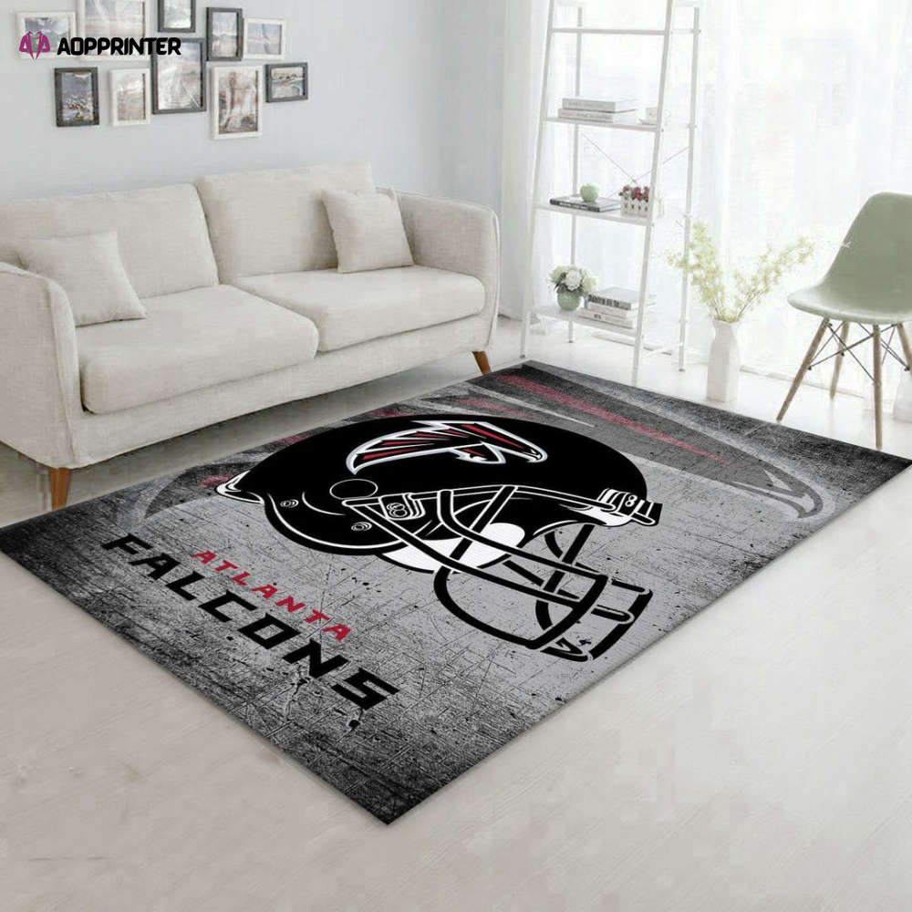 Atlanta Falcons Rug Living Room Floor Decor Fan Gifts Atlanta Falcons Rug Living Room Floor Decor Fan Gifts