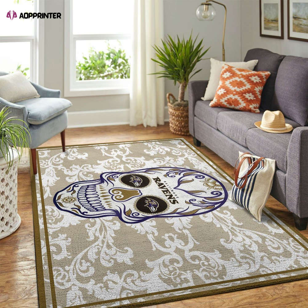 Baltimore Ravens Rug Living Room Floor Decor Fan Gifts Baltimore Ravens Rug Living Room Floor Decor Fan Gifts