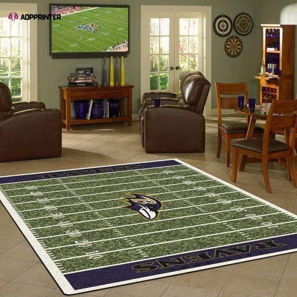 Baltimore Ravens Rug Living Room Floor Decor Fan Gifts Baltimore Ravens Rug Living Room Floor Decor Fan Gifts