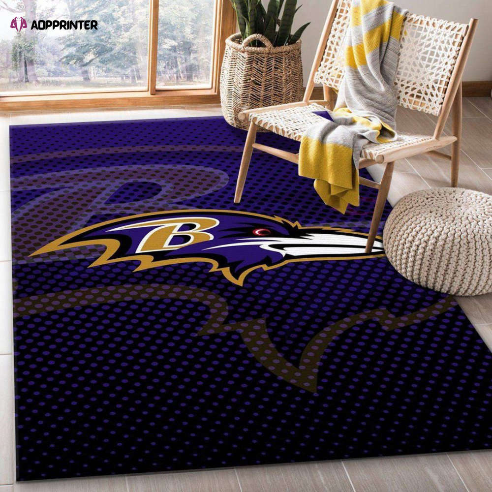 Baltimore Ravens Rug Living Room Floor Decor Fan Gifts Baltimore Ravens Rug Living Room Floor Decor Fan Gifts