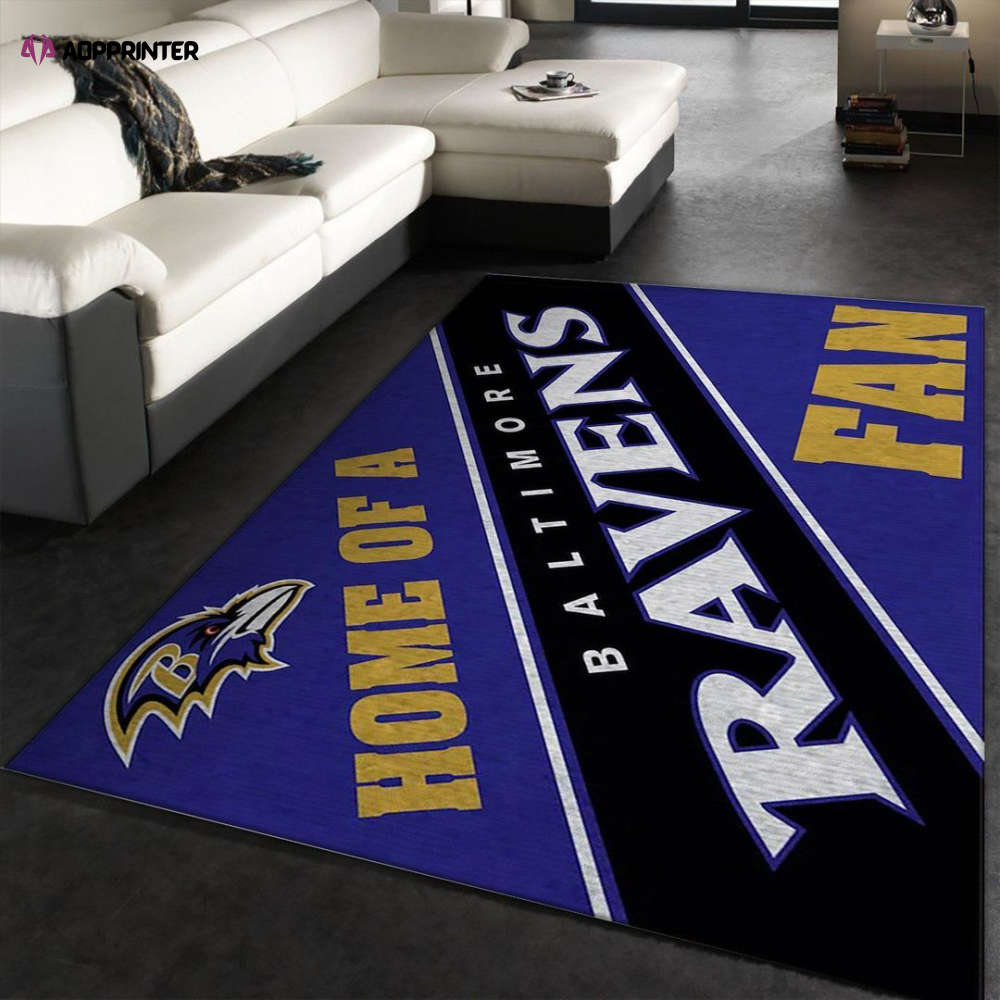 Baltimore Ravens Team Rug Living Room Floor Decor Fan Gifts Baltimore Ravens Team Rug Living Room Floor Decor Fan Gifts