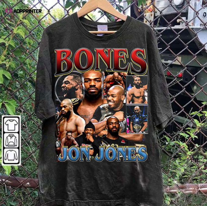 Bones Jones T-Shirt – Jon Jones Sweatshirt – American Professional Boxer Unisex Shirt