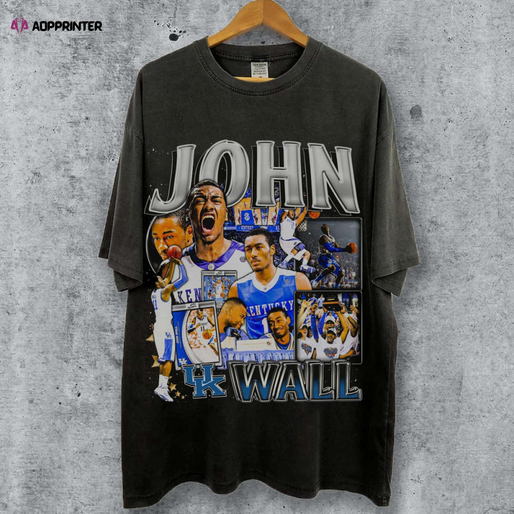 Bootleg John Wall Shirt Vintage Basketball Shirt Bootleg T-Shirt Classic 90s Graphic Tee Gift for Basketball fan Bootleg John Wall Shirt Vintage Basketball Shirt Bootleg T-Shirt Classic 90s Graphic Tee Gift for Basketball fan
