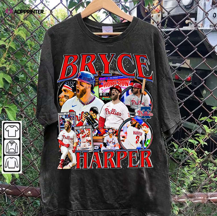 Bryce Harper T-Shirt – Bryce Harper Hoodie – Retro American Baseball Unisex Shirt Bryce Harper T-Shirt – Bryce Harper Hoodie – Retro American Baseball Unisex Shirt