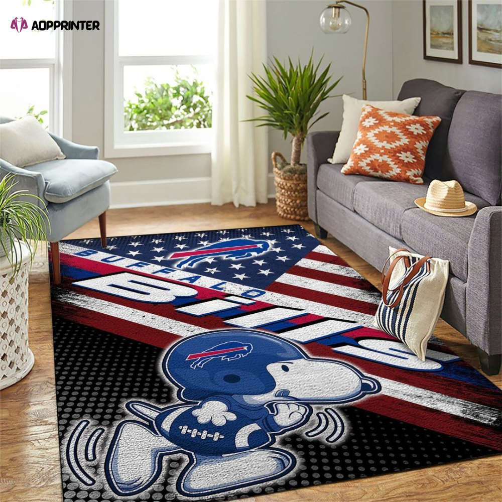 Buffalo Bills Rug Living Room Floor Decor Fan Gifts Buffalo Bills Rug Living Room Floor Decor Fan Gifts