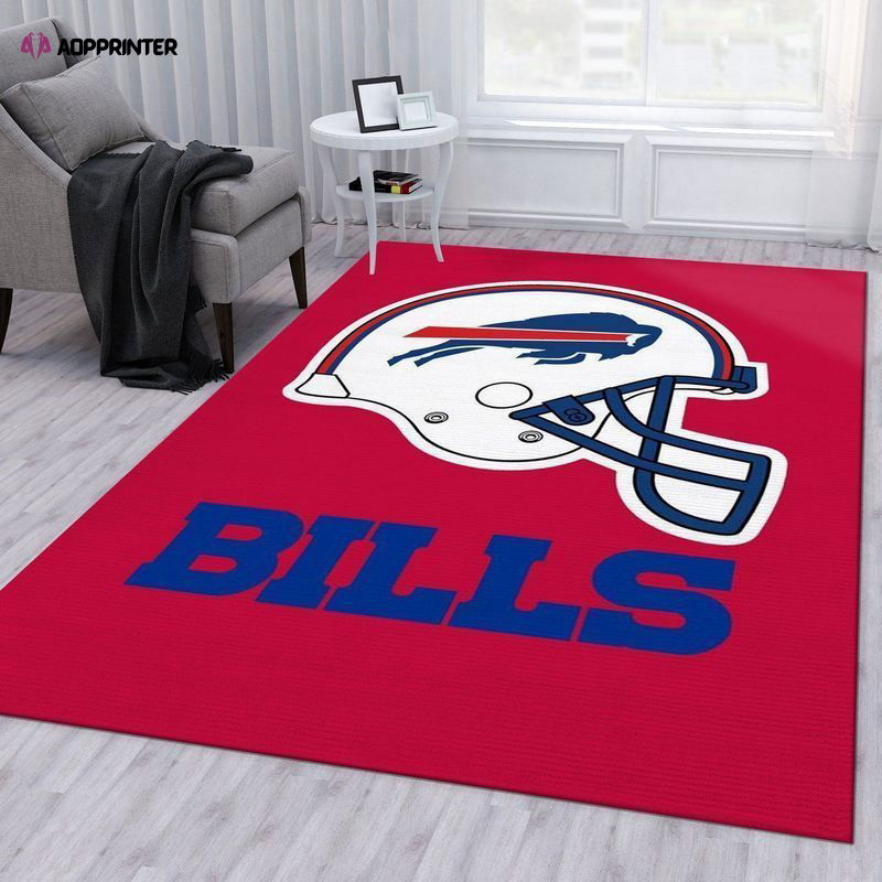 Buffalo Bills Rug Living Room Floor Decor Fan Gifts Buffalo Bills Rug Living Room Floor Decor Fan Gifts