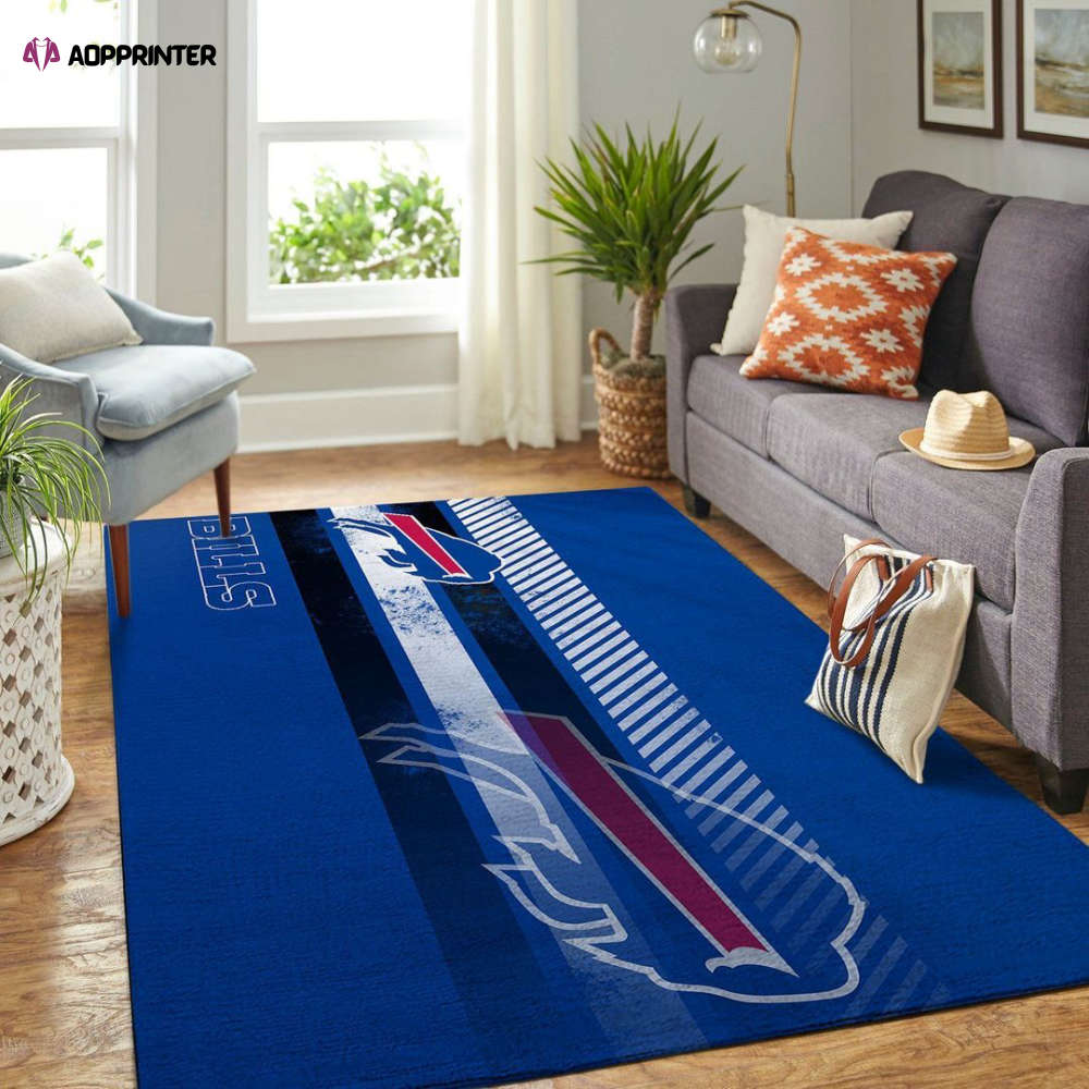 Buffalo Bills Rug Living Room Floor Decor Fan Gifts Buffalo Bills Rug Living Room Floor Decor Fan Gifts