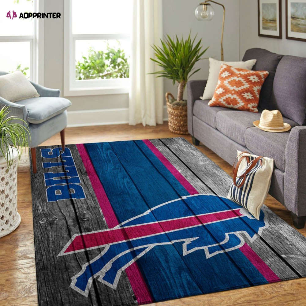 Buffalo Bills Rug Living Room Floor Decor Fan Gifts Buffalo Bills Rug Living Room Floor Decor Fan Gifts
