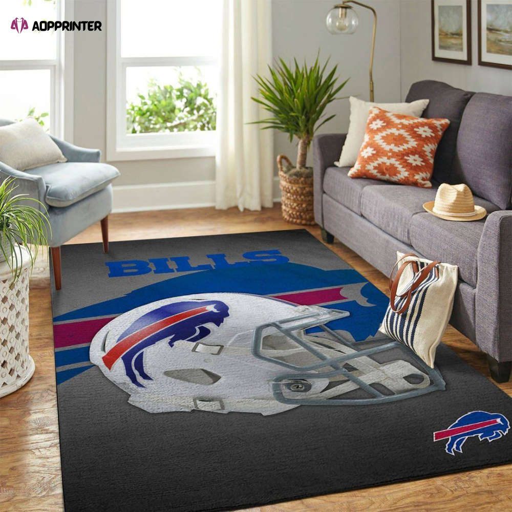 Buffalo Bills Rug Living Room Floor Decor Fan Gifts Buffalo Bills Rug Living Room Floor Decor Fan Gifts