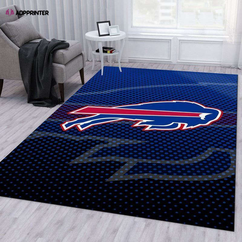Buffalo Bills Rug Living Room Floor Decor Fan Gifts Buffalo Bills Rug Living Room Floor Decor Fan Gifts