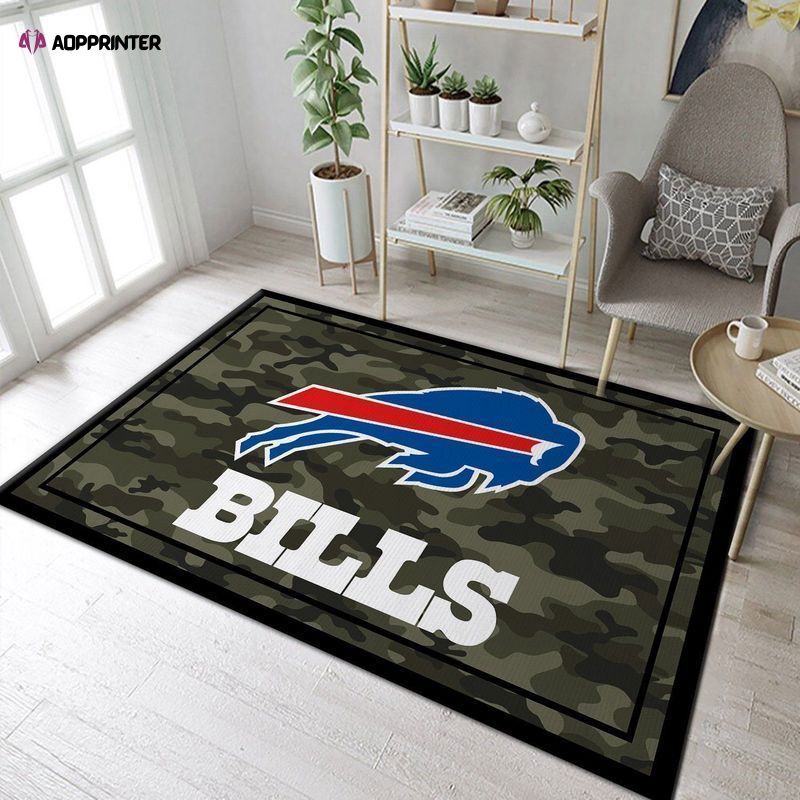 Buffalo Bills Rug Living Room Floor Decor Fan Gifts Buffalo Bills Rug Living Room Floor Decor Fan Gifts