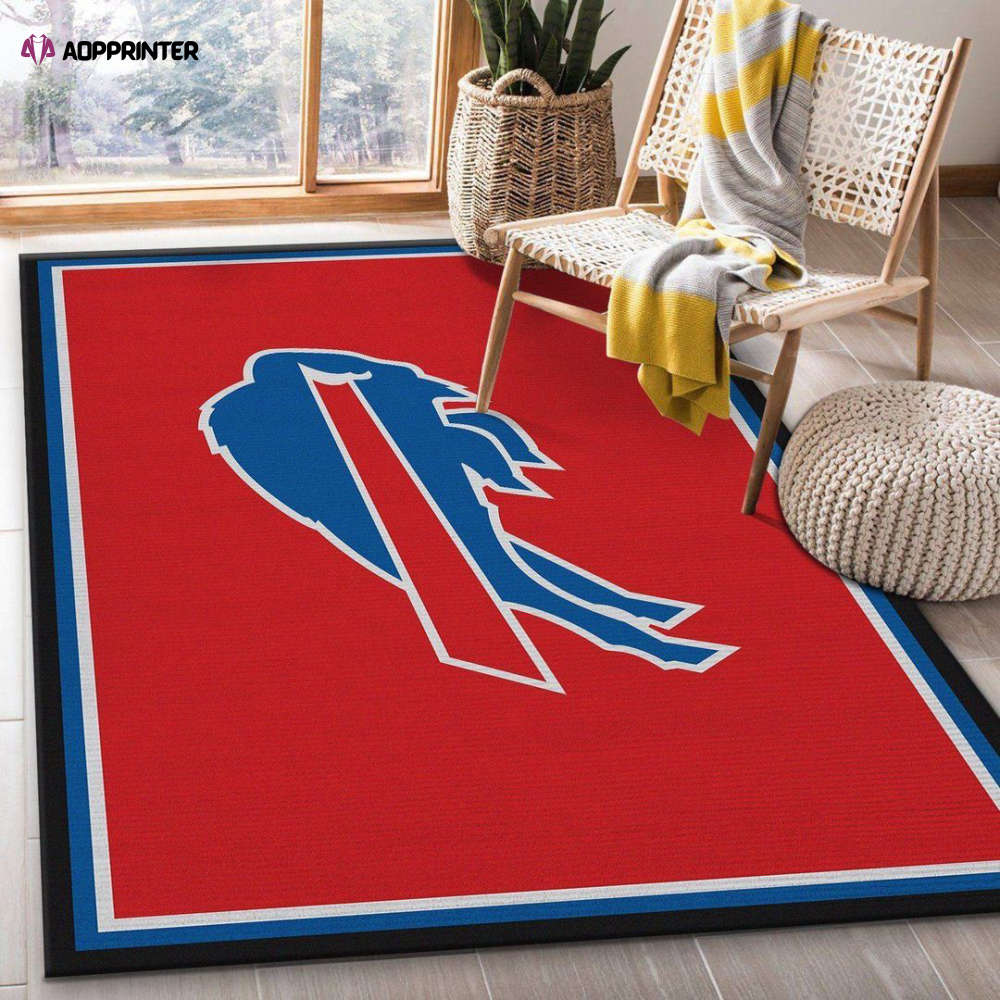 Buffalo Bills Rug Living Room Floor Decor Fan Gifts Buffalo Bills Rug Living Room Floor Decor Fan Gifts