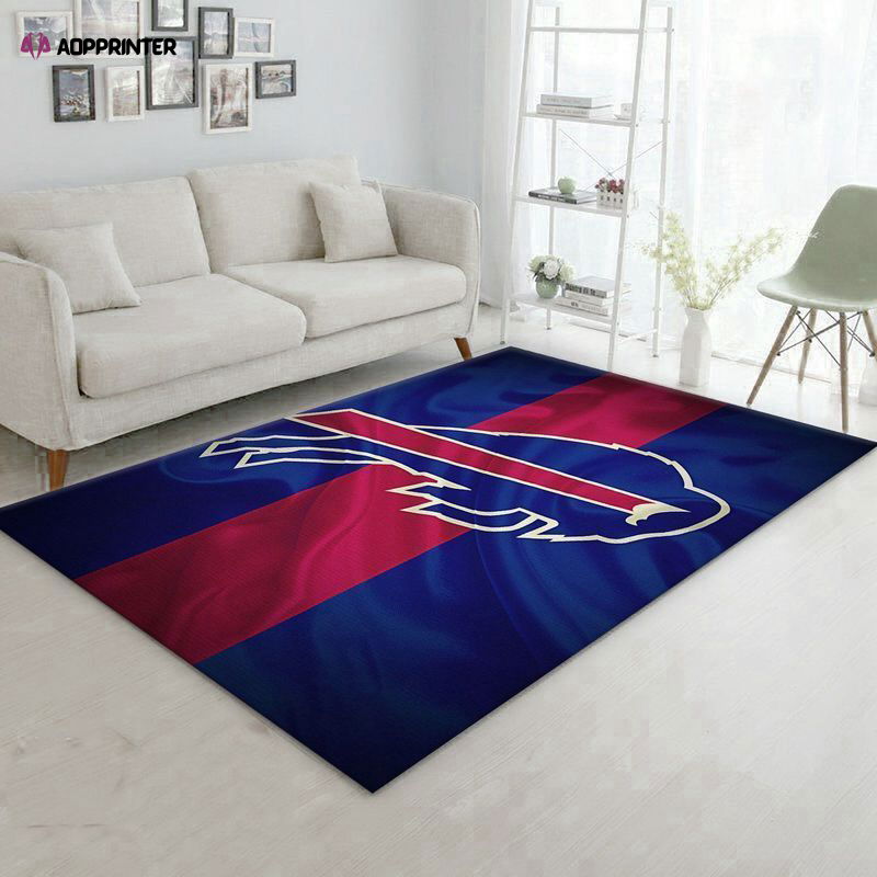 Buffalo Bills Rug Living Room Floor Decor Fan Gifts Buffalo Bills Rug Living Room Floor Decor Fan Gifts