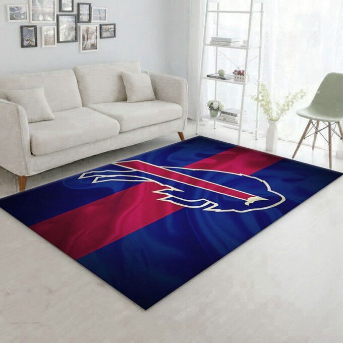 Buffalo Bills Rug Living Room Floor Decor Fan Gifts