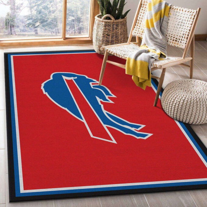 Buffalo Bills Rug Living Room Floor Decor Fan Gifts