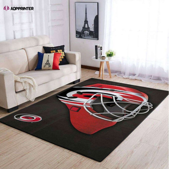 Carolina Hurricanes Rug Living Room Floor Decor Fan Gifts