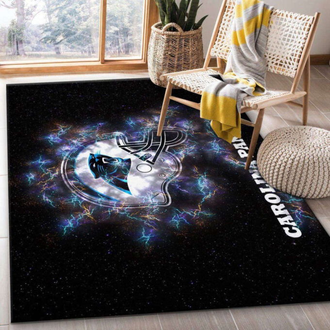 Carolina Panthers Rug Living Room Floor Decor Fan Gifts