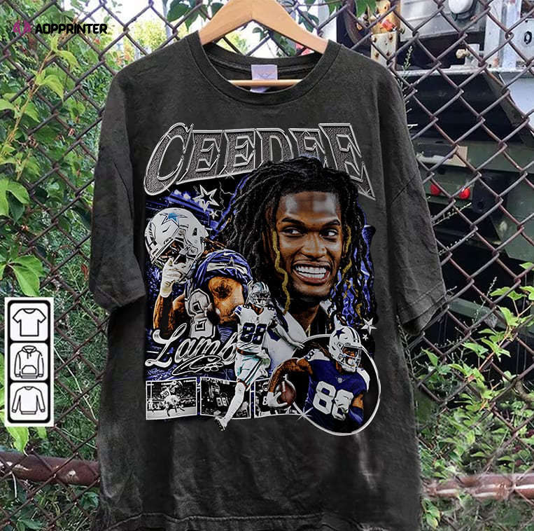 CeeDee Lamb T-Shirt – CeeDee Lamb Hoodie – Retro American Football Unisex Shirt CeeDee Lamb T-Shirt – CeeDee Lamb Hoodie – Retro American Football Unisex Shirt