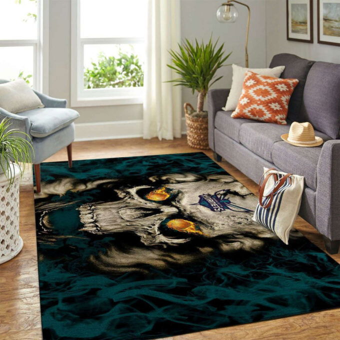 Charlotte Hornets Rug Living Room Floor Decor Fan Gifts