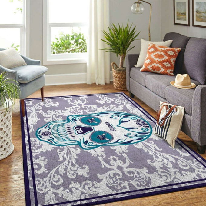 Charlotte Hornets Rug Living Room Floor Decor Fan Gifts