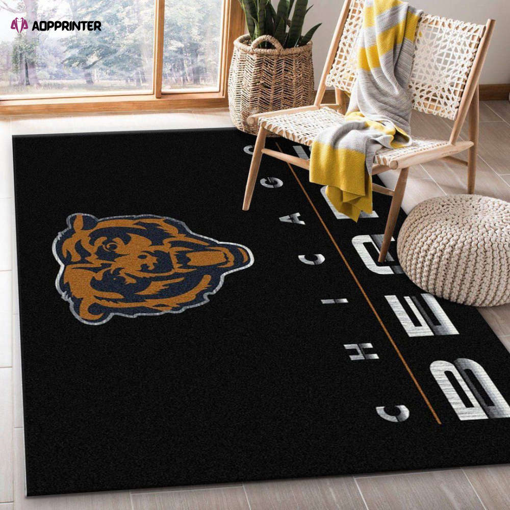 Chicago Bears Imperial Chrome Rug Living Room Floor Decor Fan Gifts Chicago Bears Imperial Chrome Rug Living Room Floor Decor Fan Gifts