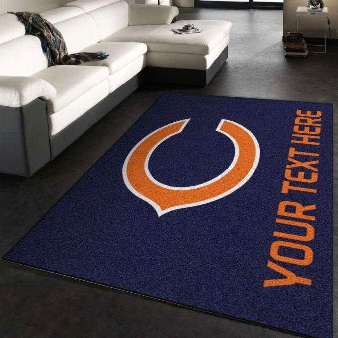 Chicago Bears Rug Living Room Floor Decor Fan Gifts