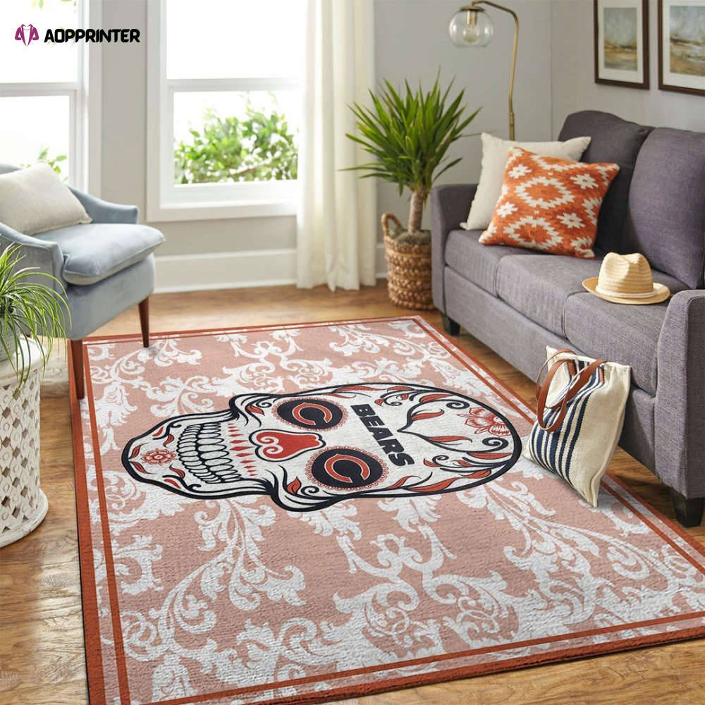 Chicago Bears Rug Living Room Floor Decor Fan Gifts Chicago Bears Rug Living Room Floor Decor Fan Gifts