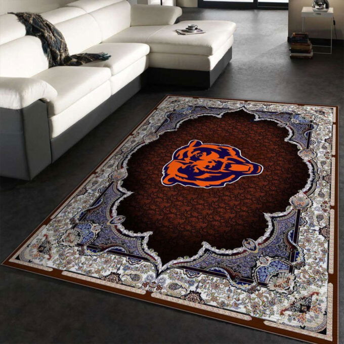 Chicago Bears Rug Living Room Floor Decor Fan Gifts