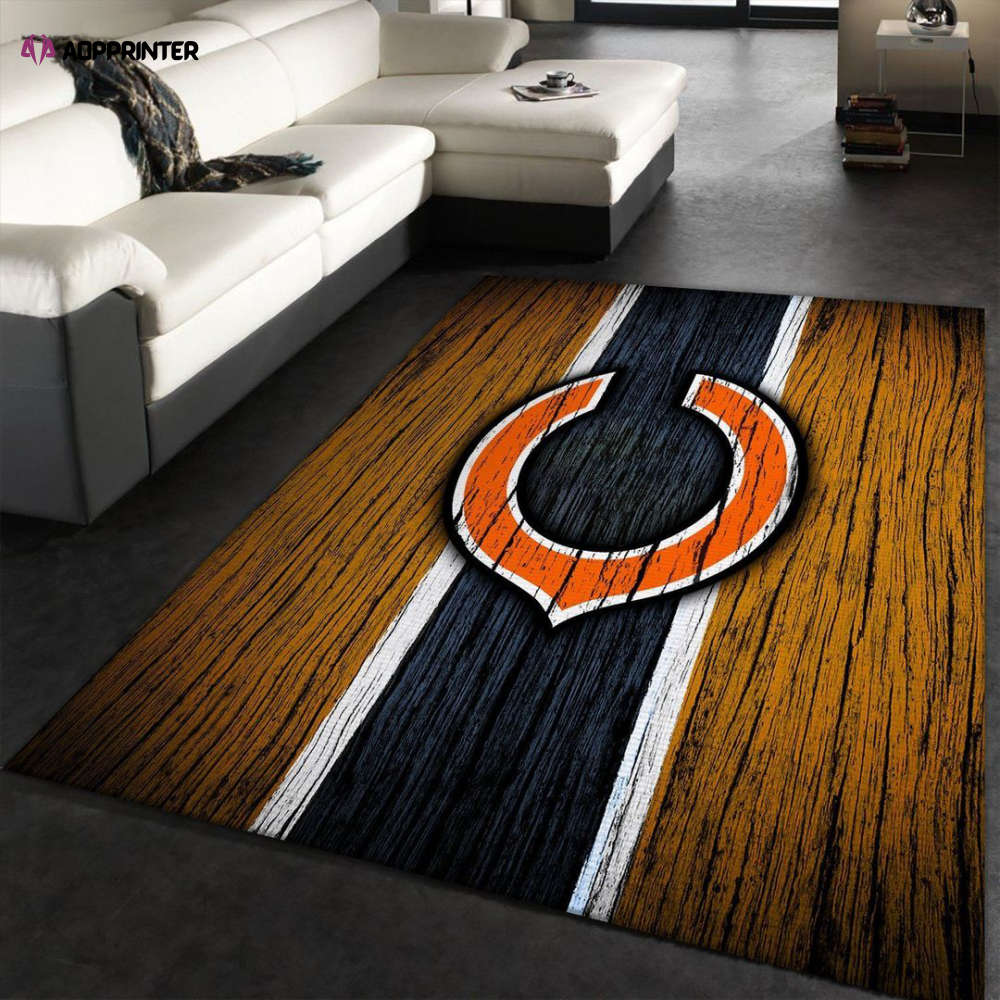Chicago Bears Rug Living Room Floor Decor Fan Gifts Chicago Bears Rug Living Room Floor Decor Fan Gifts
