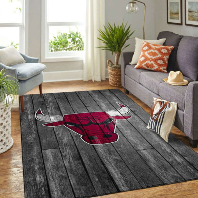 Chicago Bulls Rug Living Room Floor Decor Fan Gifts