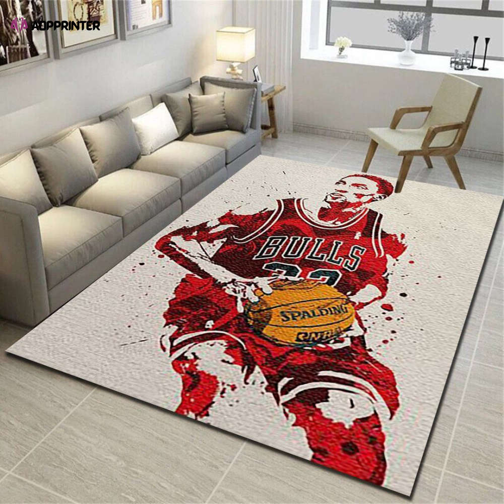 Chicago Bulls Rug Living Room Floor Decor Fan Gifts Chicago Bulls Rug Living Room Floor Decor Fan Gifts