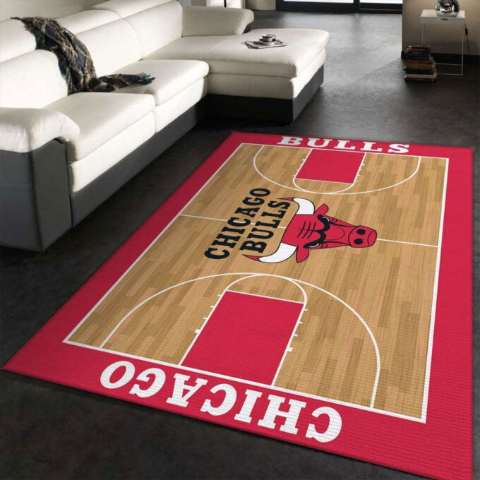 Chicago Bulls Rug Living Room Floor Decor Fan Gifts