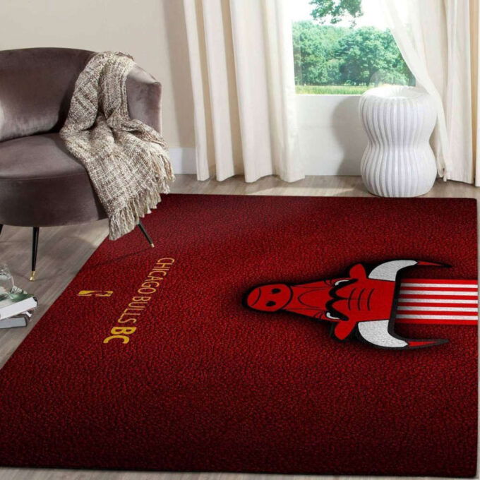 Chicago Bulls Rug Living Room Floor Decor Fan Gifts