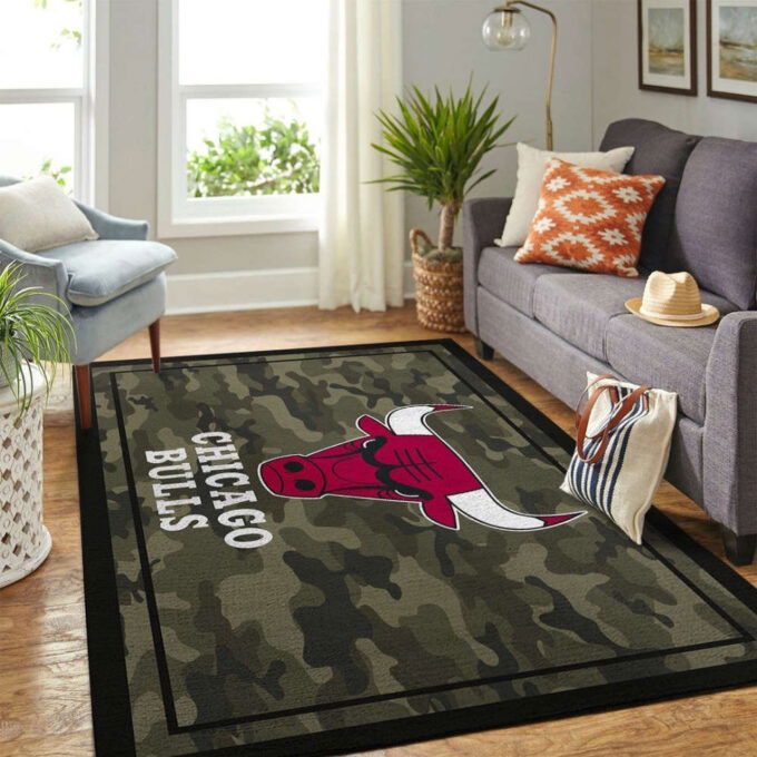 Chicago Bulls Rug Living Room Floor Decor Fan Gifts