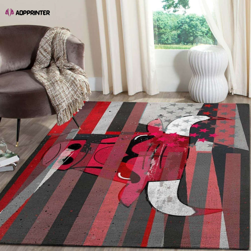 Chicago Bulls Rug Living Room Floor Decor Fan Gifts Chicago Bulls Rug Living Room Floor Decor Fan Gifts